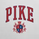 Pi Kappa Alpha Stacked Block Lettering Crest PR Hoodie