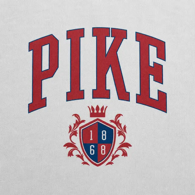 Pi Kappa Alpha Stacked Block Lettering Crest PR Hoodie