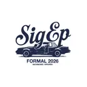 Sigma Phi Epsilon Classic Car Illustration Formal Shirt