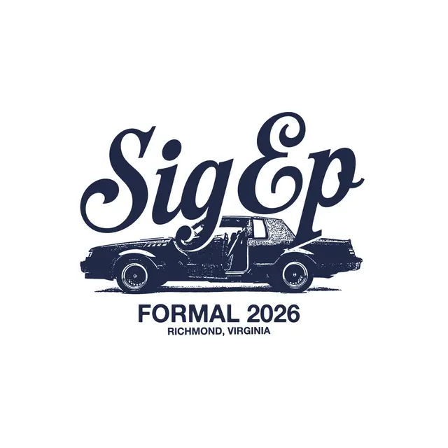 Sigma Phi Epsilon Classic Car Illustration Formal Shirt