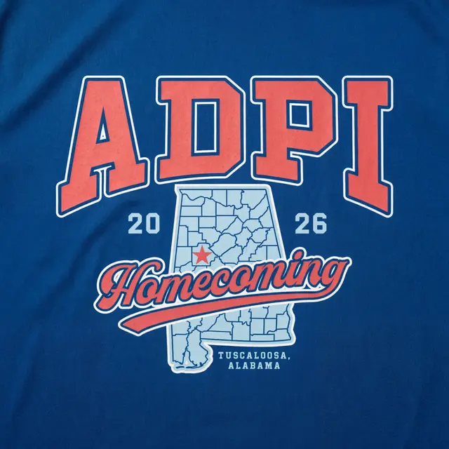 Alpha Delta Pi State Map Homecoming Sweater