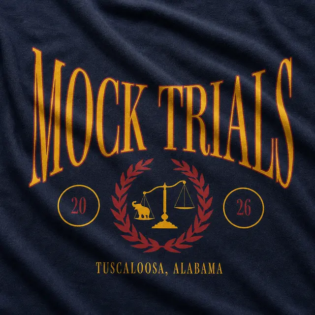Mock Trial Association Stylized Scales Laurel PR Crewneck