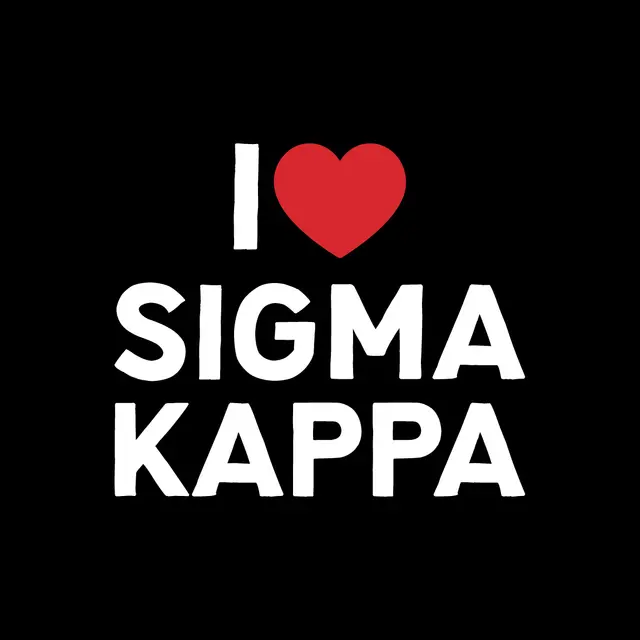 Sigma Kappa Bold Heart Graphic PR Shirt