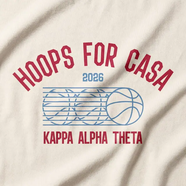 Kappa Alpha Theta Basketball Motion Philanthropy Hoodie
