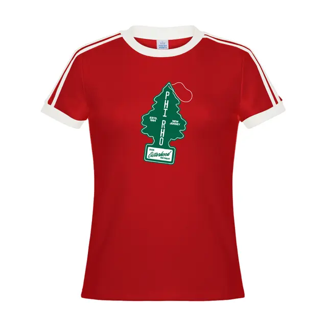 Phi Sigma Rho Pine Tree Graphic Retreat Shirt 2