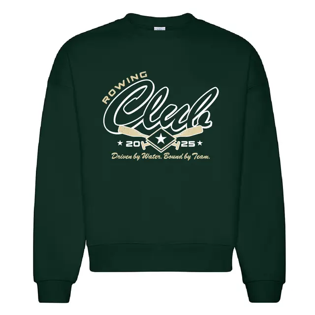 Rowing Club Bold Cursive and Oar PR Crewneck 2