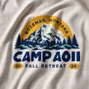 Alpha Omicron Pi Mountain Scene Fall Retreat Shirt
