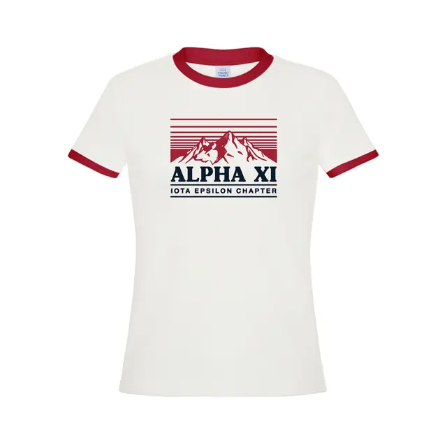 Alpha Xi Mountain Range Graphic PR Shirt 2