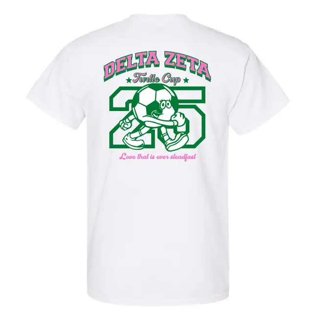 Delta Zeta Soccer Turtle Philanthropy Shirt 2