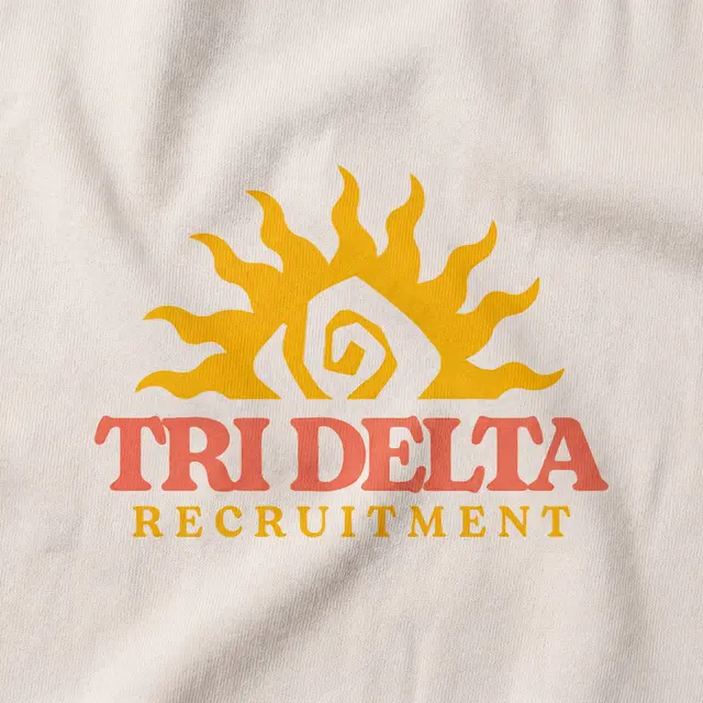 Delta Delta Delta Sun Graphic Rush Tank