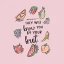 Know You by Your Fruit Illustration PR Shirt