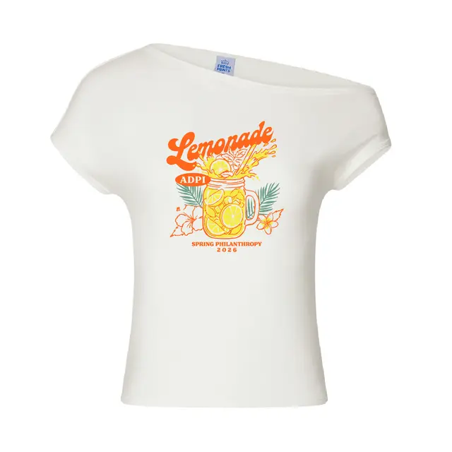 Alpha Delta Pi Lemonade Illustration Philanthropy Shirt 2