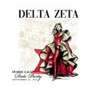 Delta Zeta Elegant Gala Dress Date Party Shirt