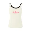 Delta Gamma Playful Hibiscus Floral Spring Formal Tank 2