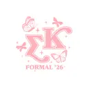 Sigma Kappa Butterfly Design Formal Shirt