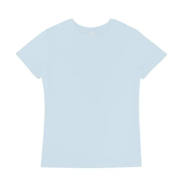 Fresh Prints Bella Lounge Shirt Baby Blue mto Front