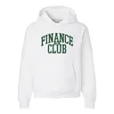 Finance Club Bold Lettering with Dollar Bill PR Hoodie 2