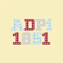 Alpha Delta Pi Gingham Block Letters PR Tank