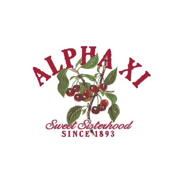Alpha Xi Delta Cherry Illustration PR Tank