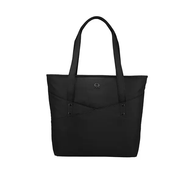 Customizable OGIO Downtown Tote 94000 Black Front