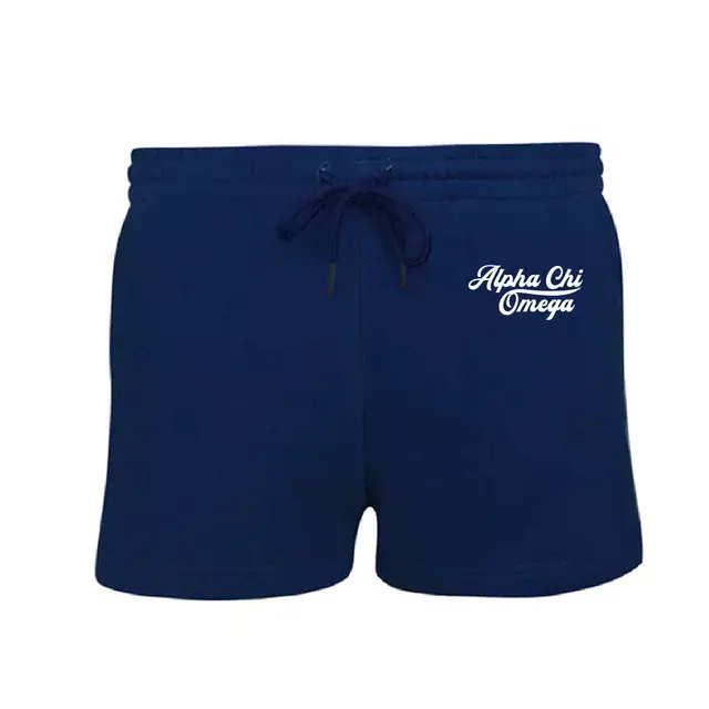 Alpha Chi Omega Script Text PR Shorts 2