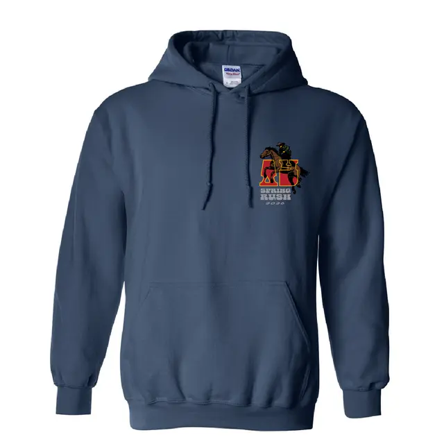 Delta Upsilon Cowboy and Horse Rush Hoodie 2