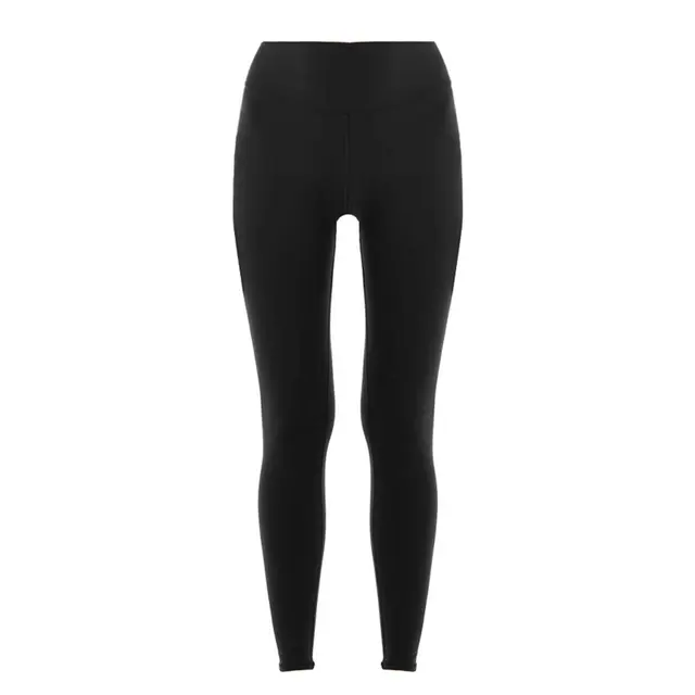 Bella + Canvas Women's High Waist Fitness Leggings 0813 Black Front
