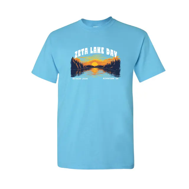 Zeta Tau Alpha Sunset Reflection Retreat Shirt 2