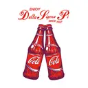Delta Sigma Pi Cola Bottle Illustration PR Shirt