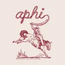 Alpha Phi Rope Cowboy Woodser Shirt