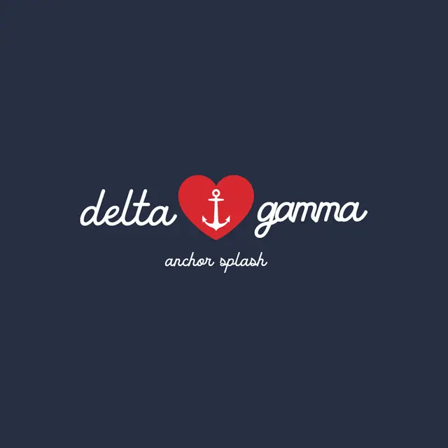 Delta Gamma Heart and Anchor Philanthropy Shirt