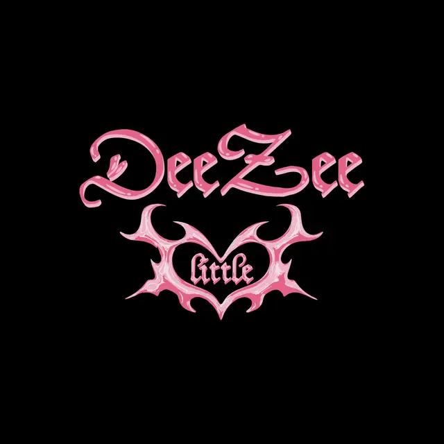Delta Zeta Pink Script with Heart Big Little Reveal Shirt