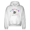 Alpha Delta Pi Colorful Lettering and Disco Ball PR Hoodie 2