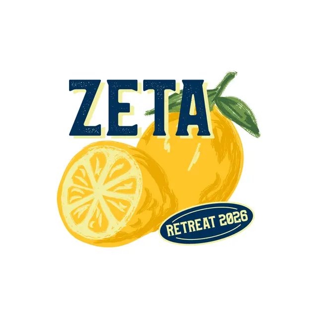 Zeta Tau Alpha Lemon Graphic Retreat Tank