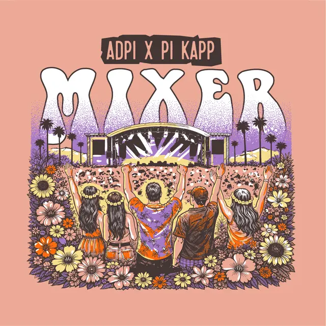 Alpha Delta Pi Concert Scene Mixer Shirt