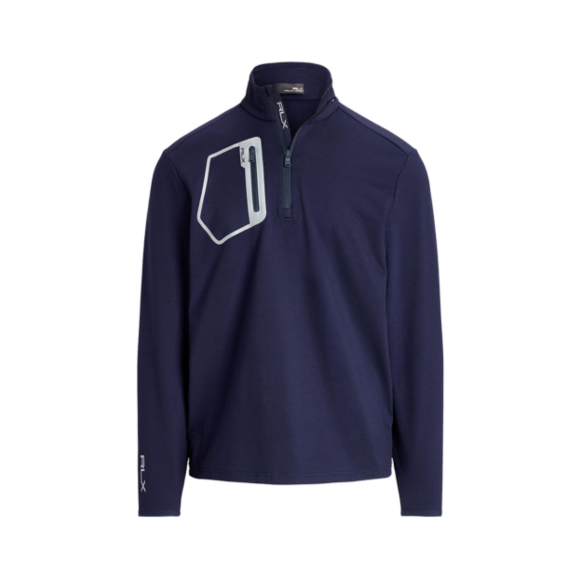 Polo Ralph Lauren Brushed Back Tech Jersey ¼ Zip With Reflective