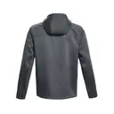 Customizable Under Armour Men's ColdGear® Infrared Shield 2.0 Hooded Jacket 1371587 Grey Back