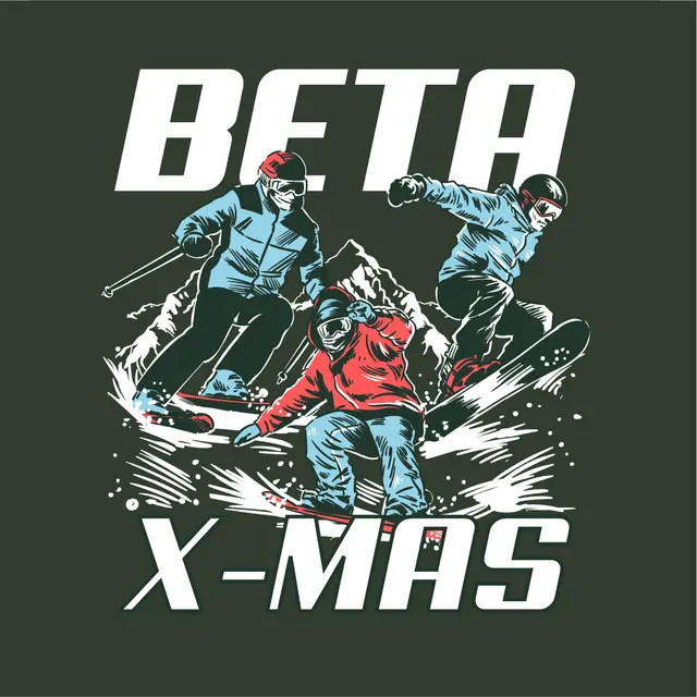 Beta Theta Pi Skiers and Snowboarders Holidays Hoodie