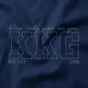 Kappa Kappa Gamma Outlined Text Rush & Bid Tank