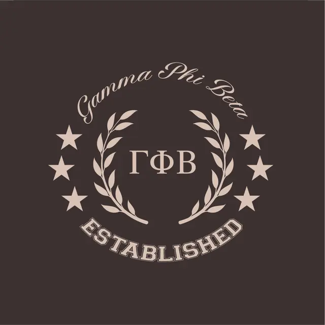 Gamma Phi Beta Laurel Leaf and Stars PR Shorts