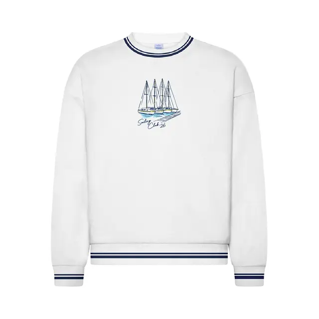Sailing Club Nautical Line Art PR Crewneck 2