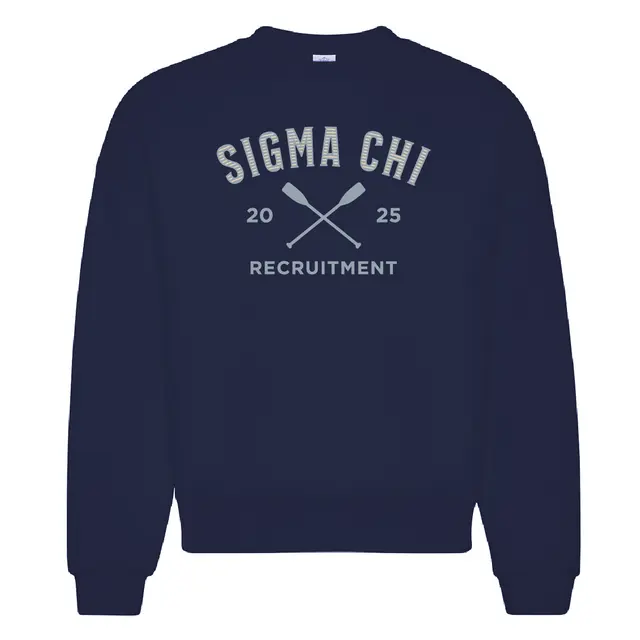 Sigma Chi Paddle Cross Rush Crewneck 2