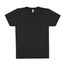 Los Angeles Apparel S/S Tri Blend Crew Neck Tri-Black Front