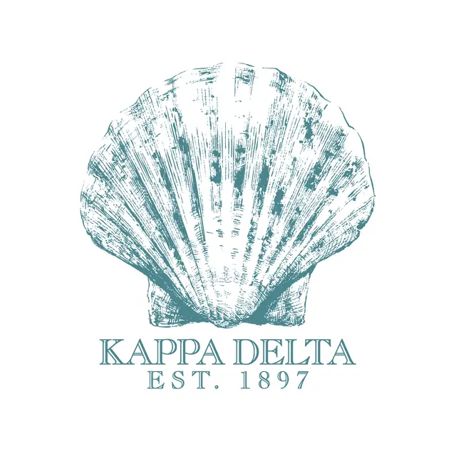 Kappa Delta Seashell Art PR Hoodie