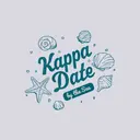 Kappa Kappa Gamma Seashells Text Date Party Shirt
