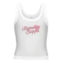 Text and Gingham Patterned Heart Bid Day Tank Design for Sigma Kappa