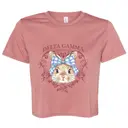 Delta Gamma Bunny with Roses Bid Day Shirt 2