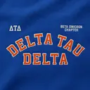Delta Tau Delta Arched Block Lettering PR Hoodie