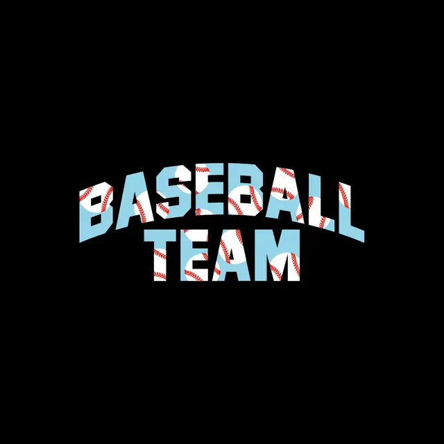 Baseball Team Balls Pattern Text PR Hoodie