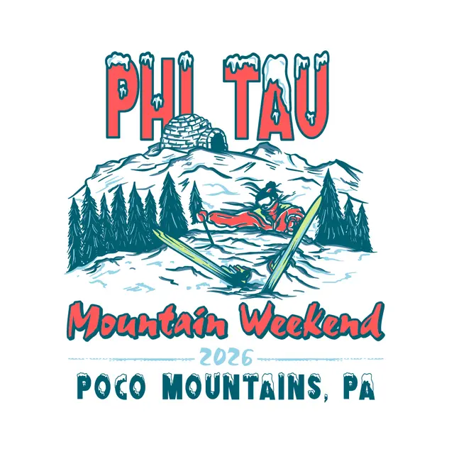 Bold Ski Scene Mountain Weekend Hoodie